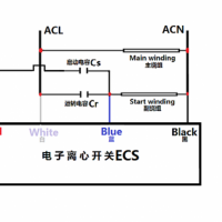 單相雙電容電動(dòng)機(jī)啟動(dòng)器的接線方式